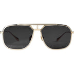 Capita, Brushed Gold Titanium/Black Lenses