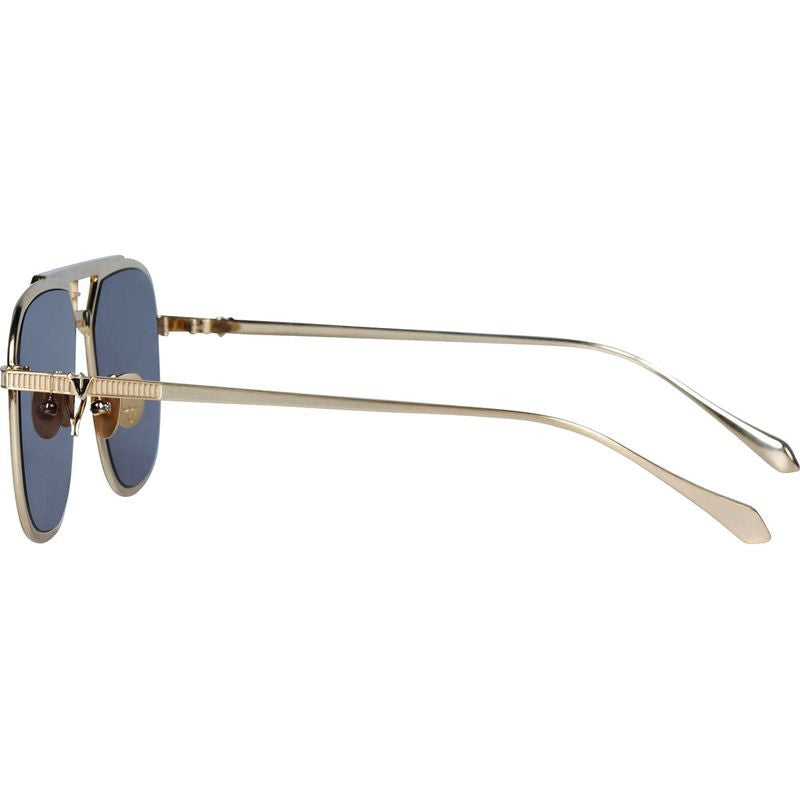 Capita, Brushed Gold Titanium/Black Lenses