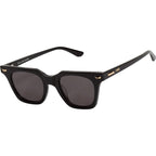 Dylan Kain, Gloss Black with 24k. Gold Metal Trim/Black Polarised Lenses