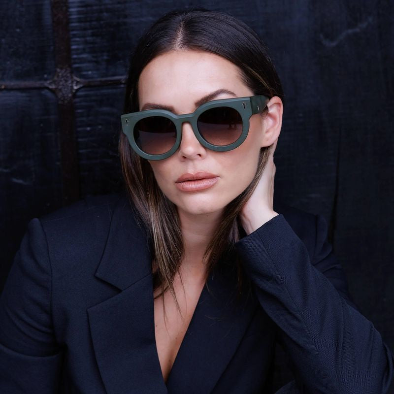 A Dead Coffin Club, Matte Army Green/Brown Gradient Lenses