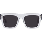 Alta, Crystal with Silver Metal Trim/Black Lenses
