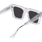 Alta, Crystal with Silver Metal Trim/Black Lenses