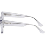 Alta, Crystal with Silver Metal Trim/Black Lenses