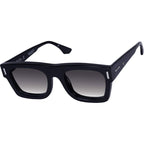 Alta II, Gloss Black with Silver Metal/Black Gradient Lenses