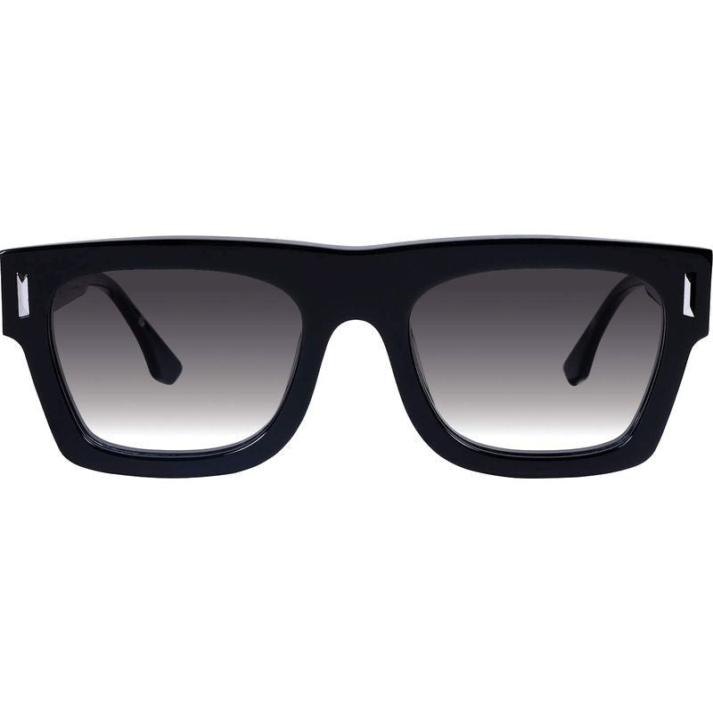 Alta II, Gloss Black with Silver Metal/Black Gradient Lenses