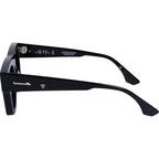 Alta II, Gloss Black with Silver Metal/Black Gradient Lenses