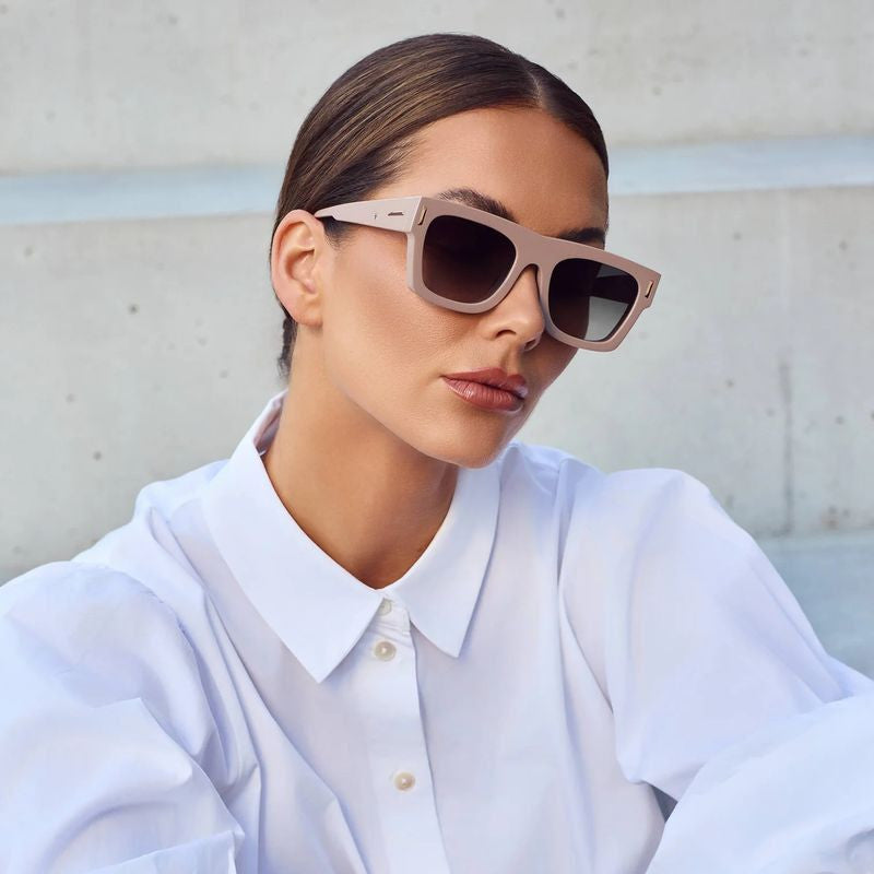 Alta II, Smokey Mauve with Brushed Copper Metal/Black Gradient Lenses