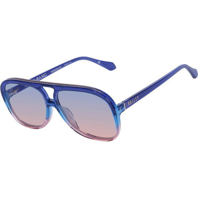 Bang Bang, Blue Fade to Rose with Gold Metal/Blue Rose Gradient Lenses