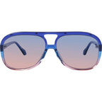 Bang Bang, Blue Fade to Rose with Gold Metal/Blue Rose Gradient Lenses