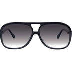 Bang Bang, Gloss Black with Metal Trim/Black Gradient Lenses