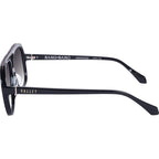 Bang Bang, Gloss Black with Metal Trim/Black Gradient Lenses