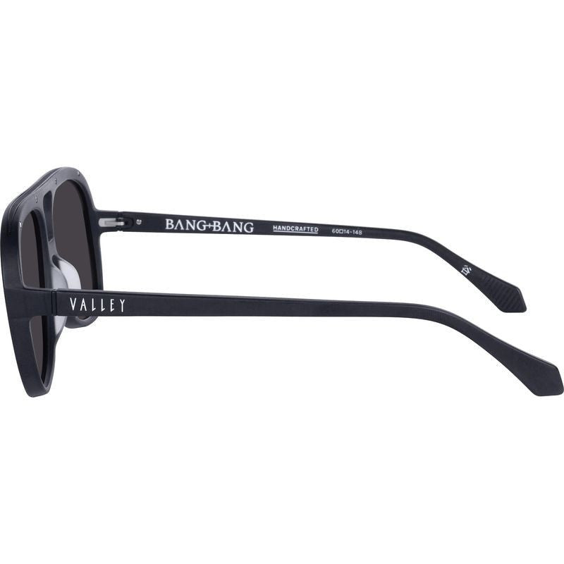Bang Bang, Matte Black with Matte Black Metal/Black Lenses