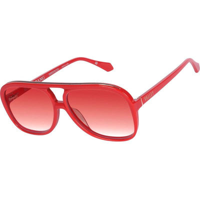 Bang Bang, Red with Gold Metal/Red Gradient Lenses
