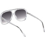 Bang, Crystal with Silver Metal Trim/Black Gradient Lenses