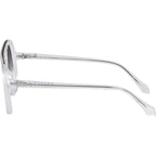 Bang, Crystal with Silver Metal Trim/Black Gradient Lenses