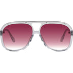 Bang, Crystal with Silver Metal Trim/Rose Gradient Lenses