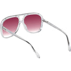 Bang, Crystal with Silver Metal Trim/Rose Gradient Lenses