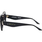 Bowery, Gloss Black with Gold Metal/Black Lenses