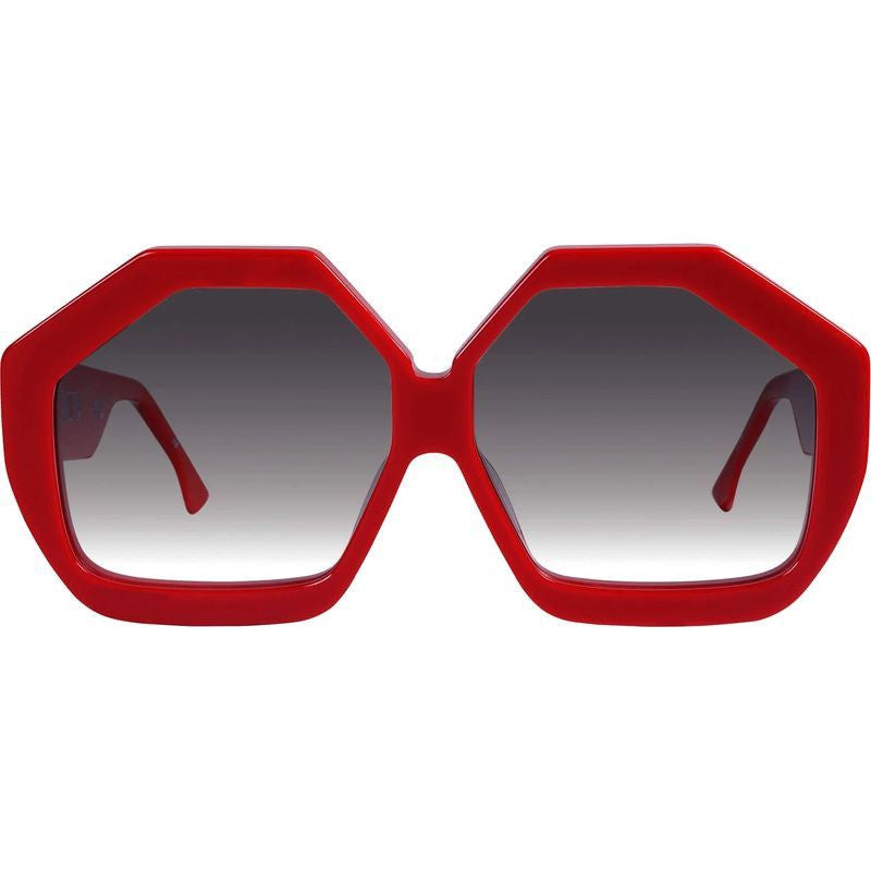 Colosseum, Red with Gold Metal/Black Gradient Lenses