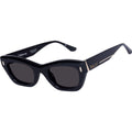 Delancey, Gloss Black with Gold Metal/Black Lenses