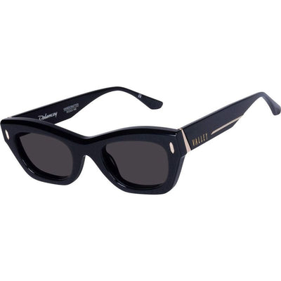 Delancey, Gloss Black with Gold Metal/Black Lenses