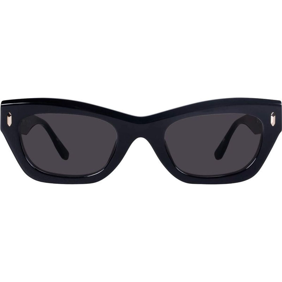 Delancey, Gloss Black with Gold Metal/Black Lenses