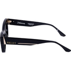 Delancey, Gloss Black with Gold Metal/Black Lenses