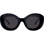 Hollywood, Gloss Black with Gold Metal/Black Polarised Lenses