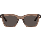 Hutch, Transparent Mocha with Gold Metal Trim/Brown Lenses