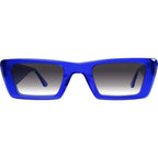 La Hara, Electric Blue with Silver/Black Gradient Lenses