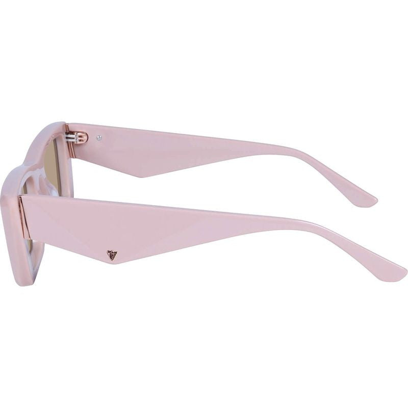 La Hara, Blush with Rose Gold Metal/Light Brown Lenses