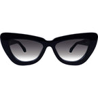 Lafayette, Gloss Black with Gold Metal/Black Gradient Lenses