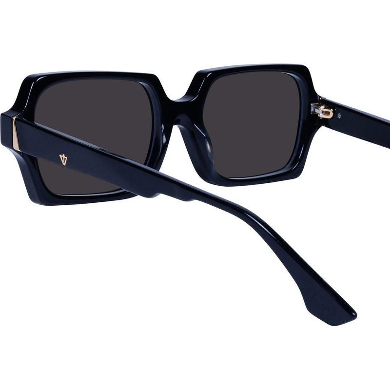 Liberty, Gloss Black with Gold Metal/Black Lenses