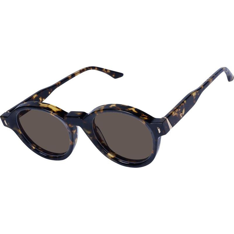 Motel, Clear Tort with 24K Gold Metal/Brown Lenses