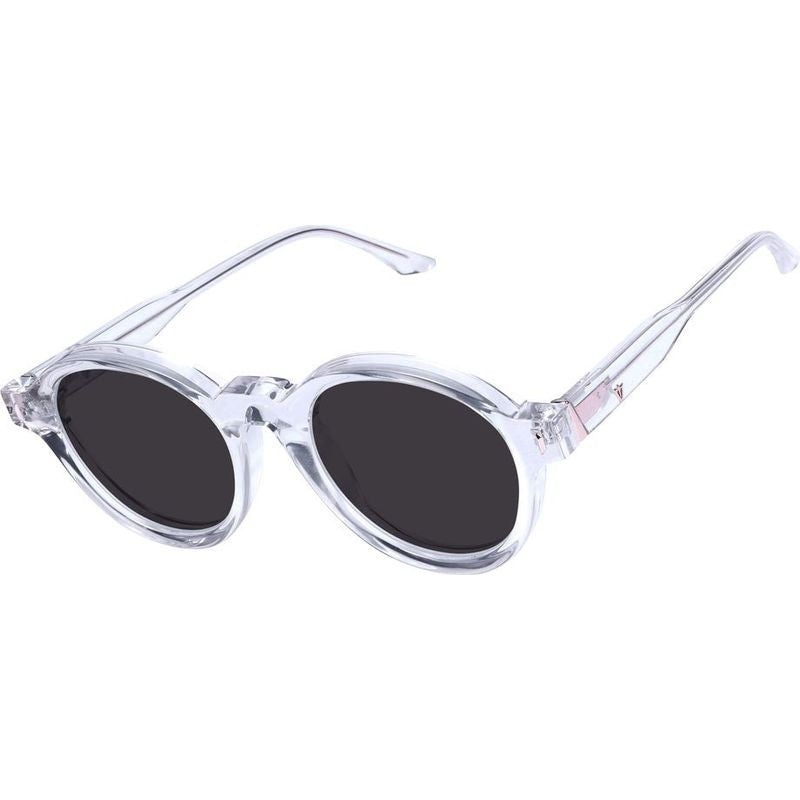 Motel, Crystal with Rose Gold Metal/Black Lenses