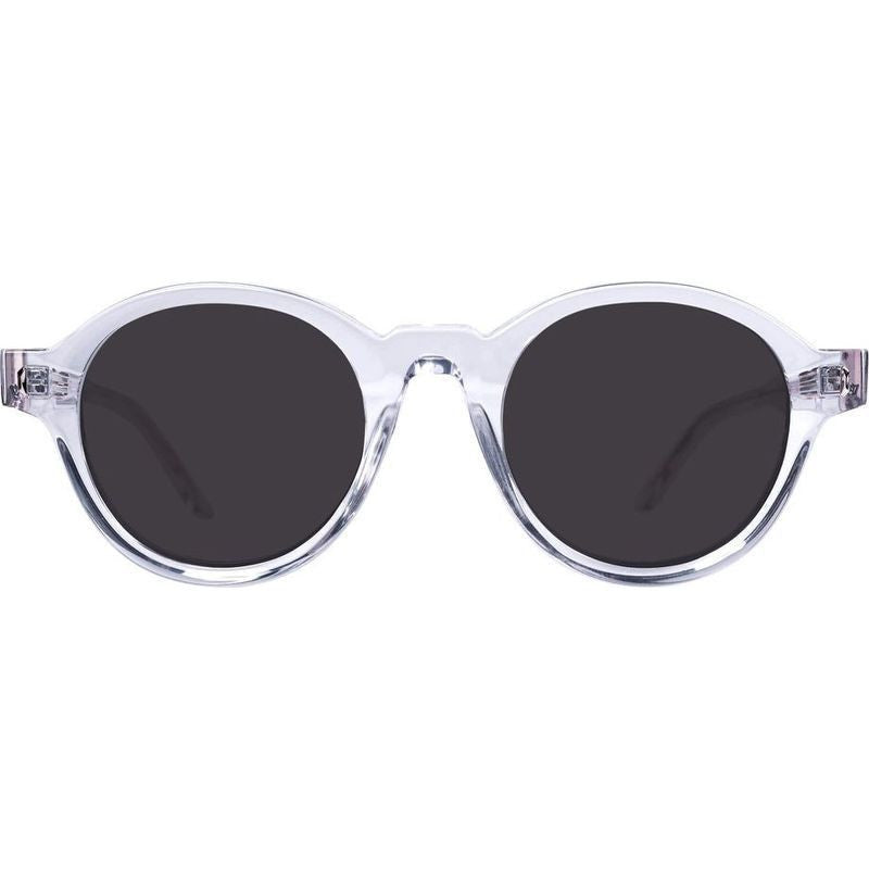 Motel, Crystal with Rose Gold Metal/Black Lenses