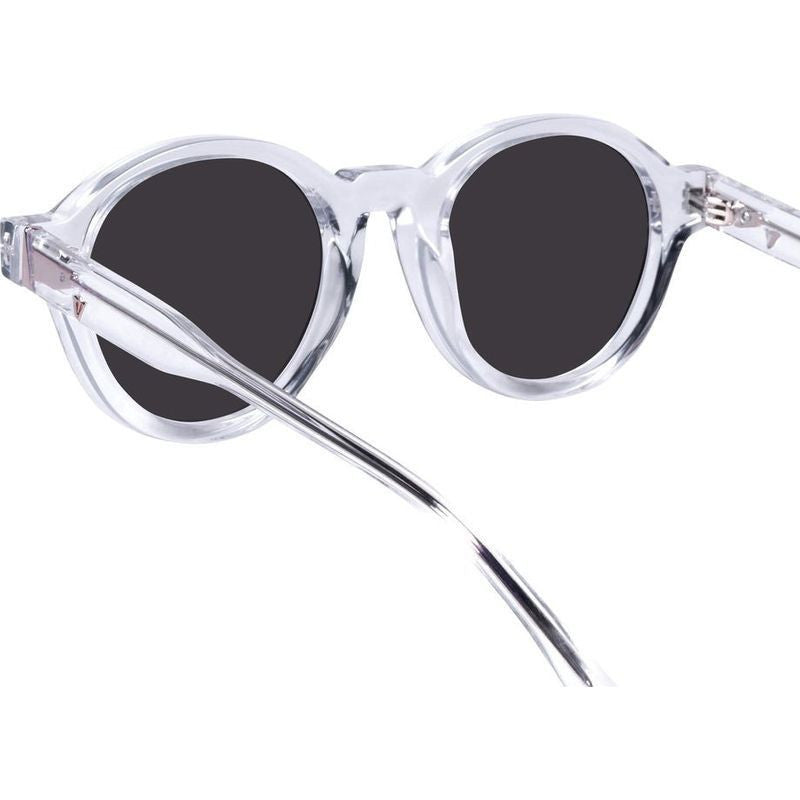 Motel, Crystal with Rose Gold Metal/Black Lenses