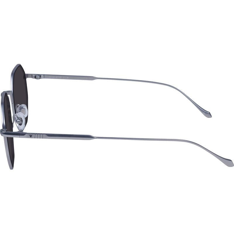 Orb, Matte Silver Japanese Titanium/Black Lenses