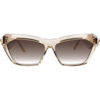 Piaf, Champagne with Gold Metal/Brown Gradient Lenses