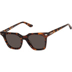 Prisoner II, Dark Amber Tort with Gold Metal/Brown Lenses