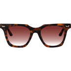 Prisoner II, Dark Amber Tort with Gold Metal/Dark Orange Gradient Lenses