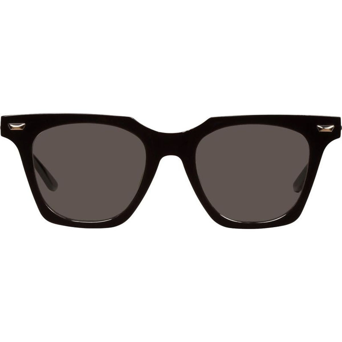 Prisoner II, Gloss Black with Gold Metal/Brown Lenses