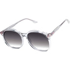 Radius, Crystal with Rose Gold Metal/Black Gradient Lenses