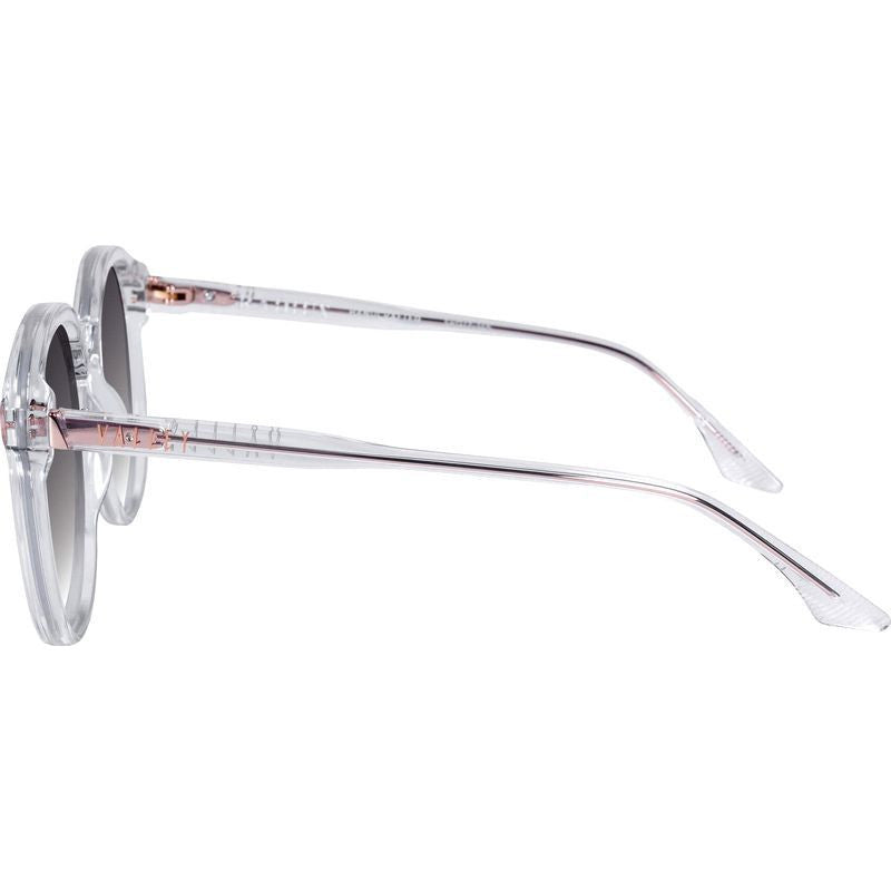 Radius, Crystal with Rose Gold Metal/Black Gradient Lenses