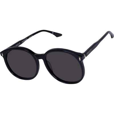 Radius, Gloss Black with Gold Metal/Black Lenses