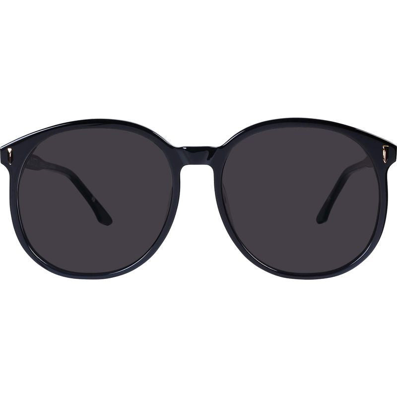 Radius, Gloss Black with Gold Metal/Black Lenses