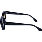 Ritual, Gloss Black with Silver Metal/Orange Gradient Lenses