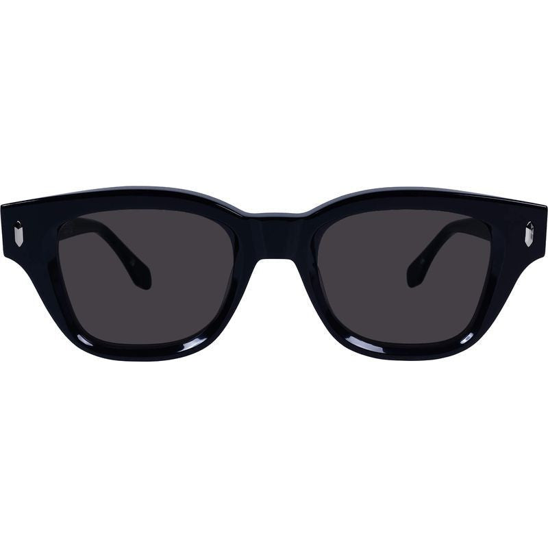 Ritual, Gloss Black with Silver Metal/Black Lenses
