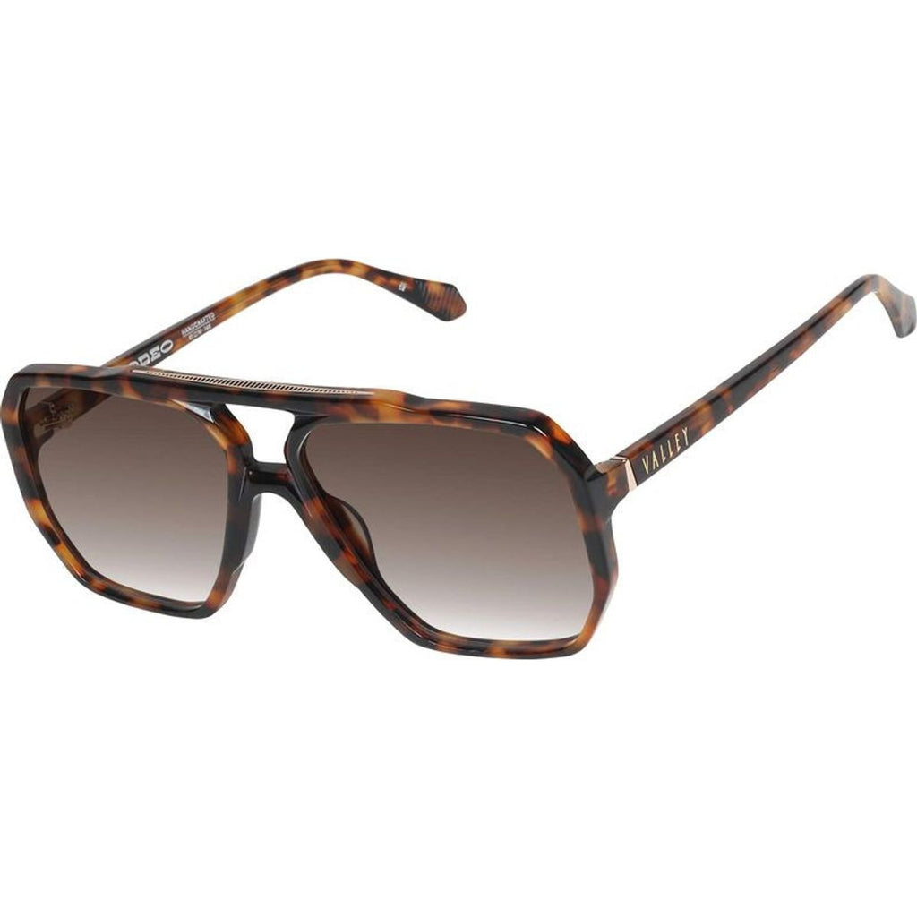 Rodeo, Dark Tortoise with Gold Metal/Brown Gradient Lenses