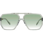 Rodeo, Transparent Sage with Gold Metal/Light Green Gradient Lenses